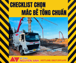 cách chọn mác bê tông